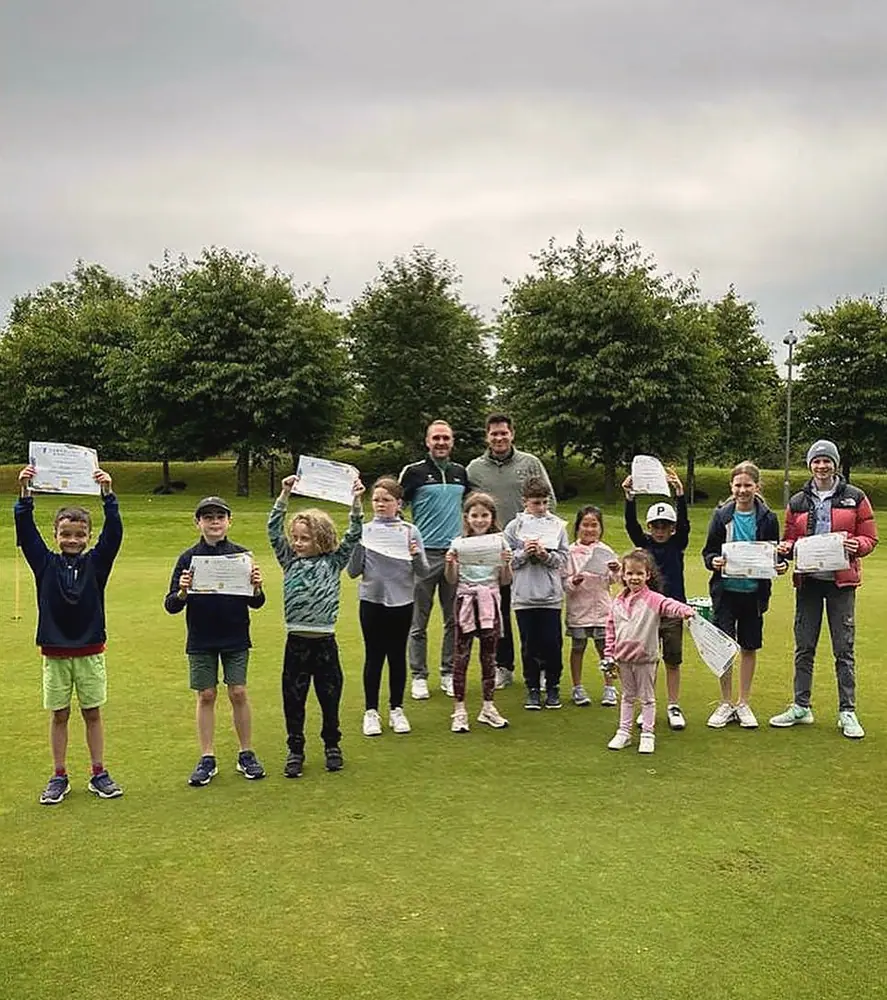 Junior golf coaching at Deeside Golf Club