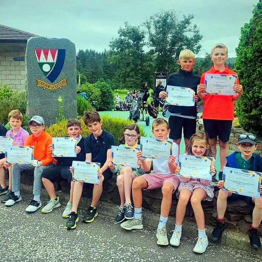 The Deeside Golf Club junior golf team