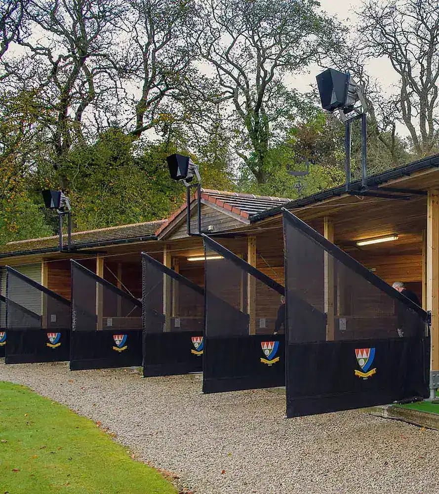 The driving range at Deeside Golf Club