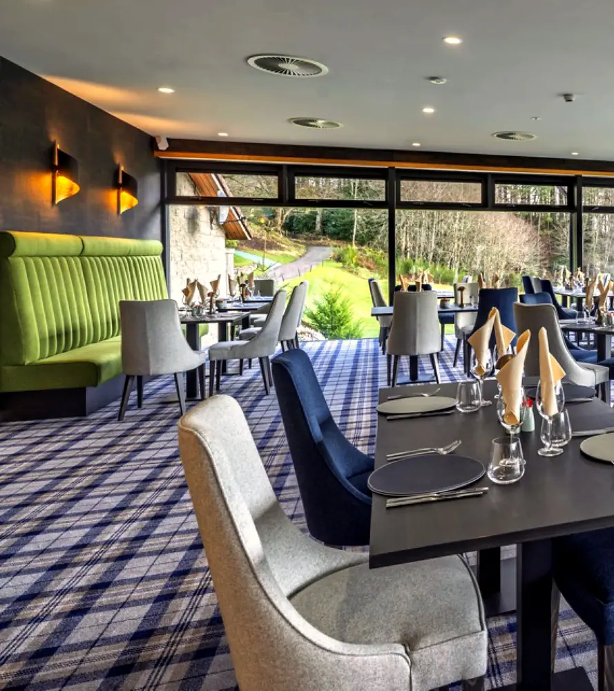 The restaurant at Deeside Golf Club
