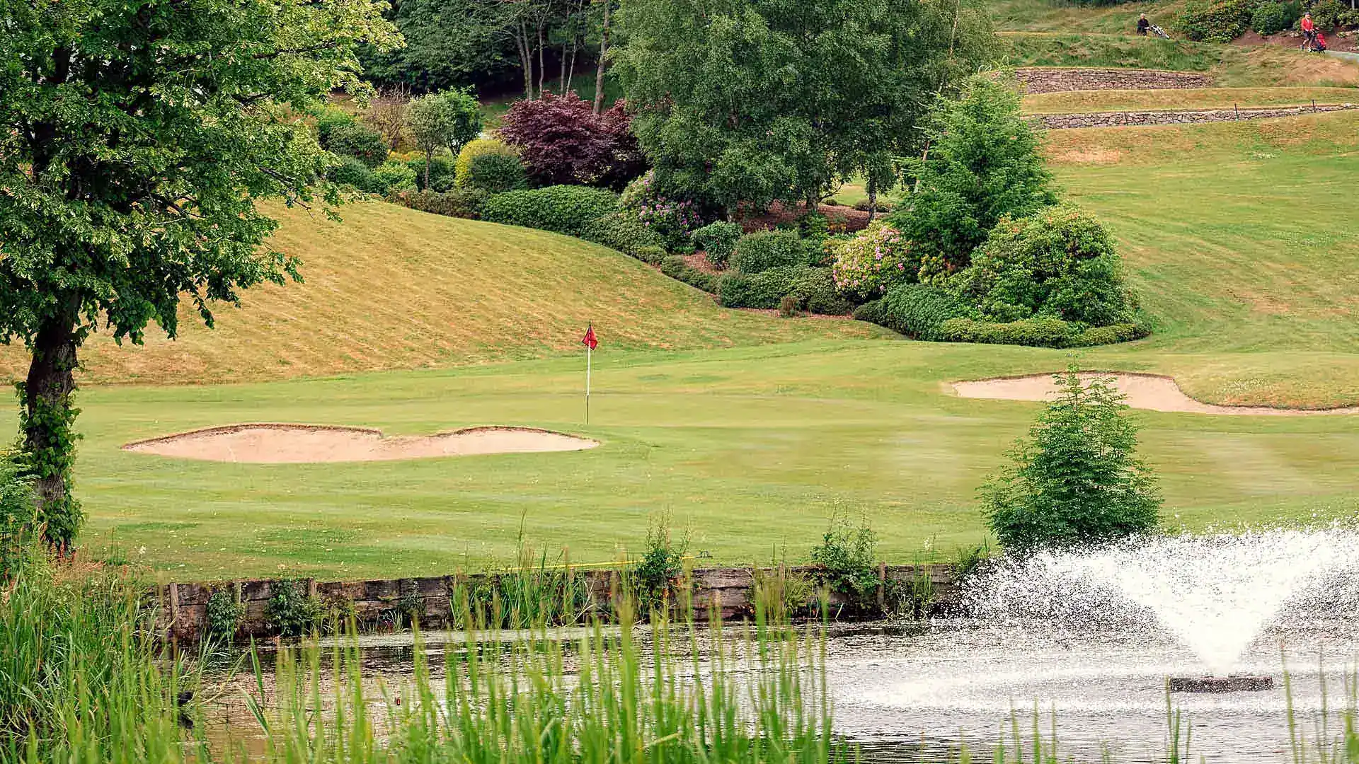 The Haughton Course and clubhouse