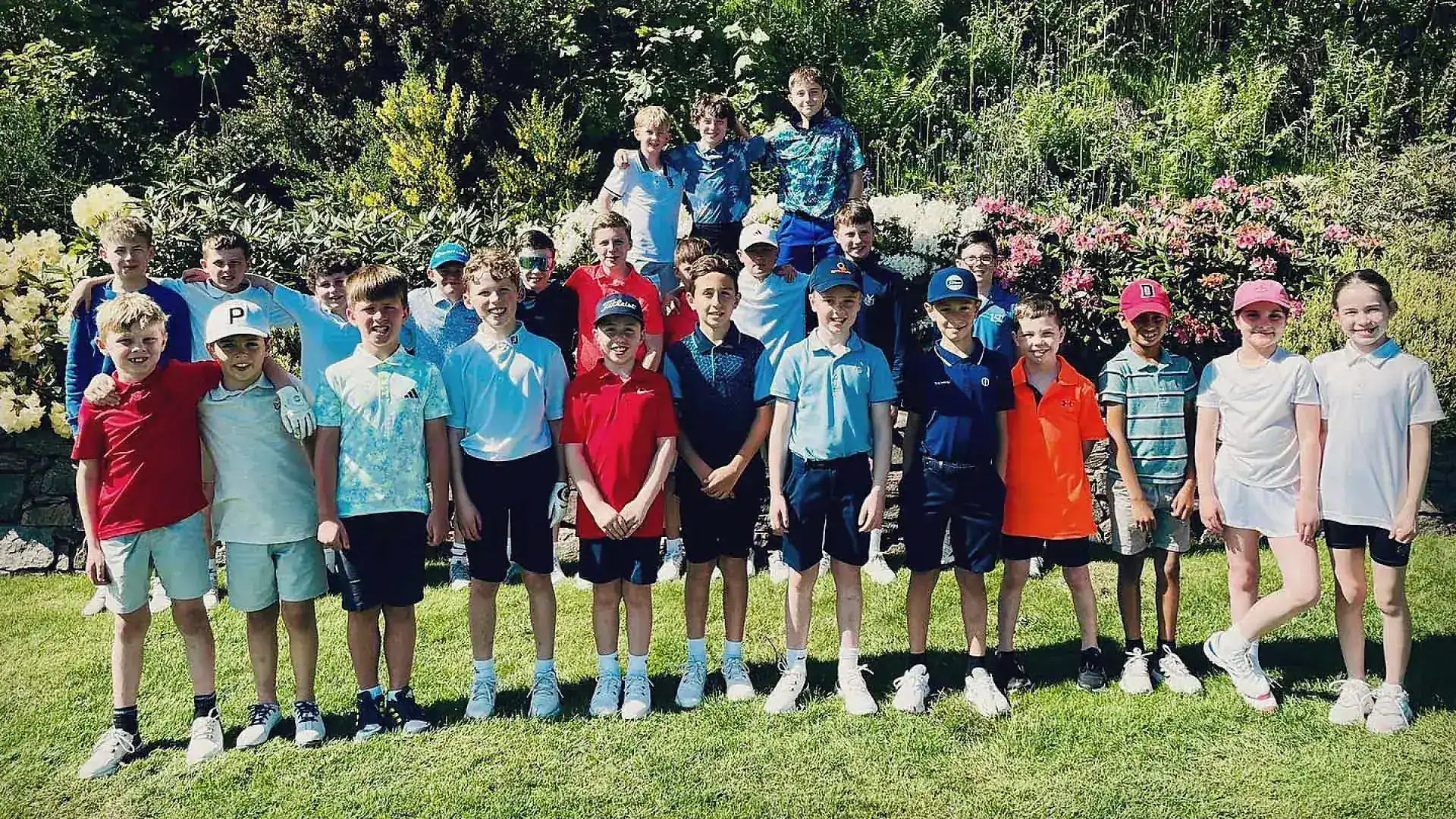 Junior golfers at Deeside Golf Club