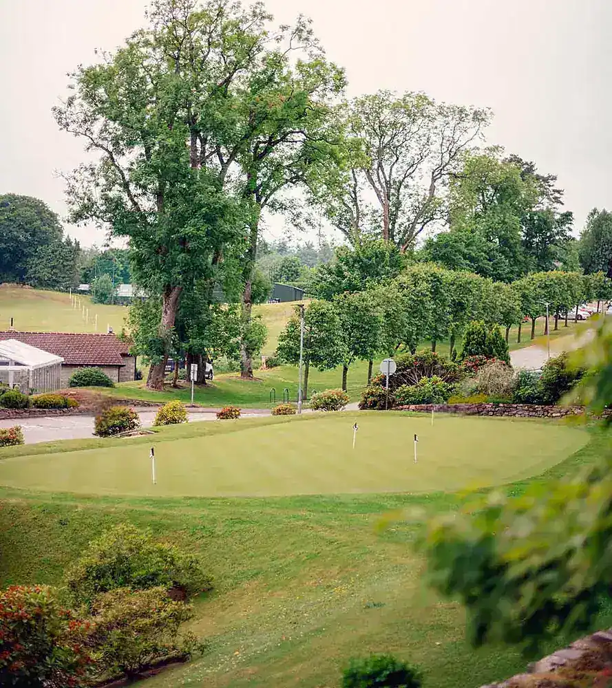Short-game practice green at Deeside Golf Club